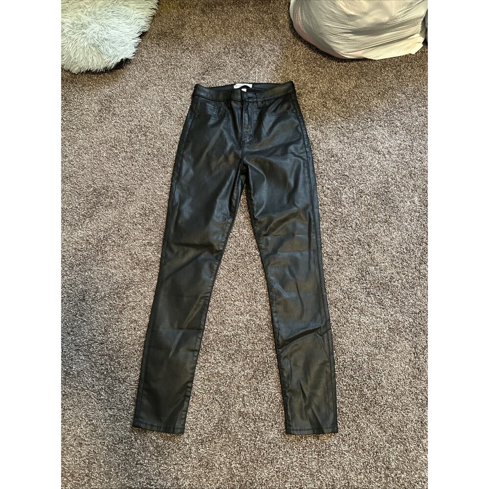 Abercrombie & Fitch Women's Size 27 4 Black Sheen Curve Love Excellent